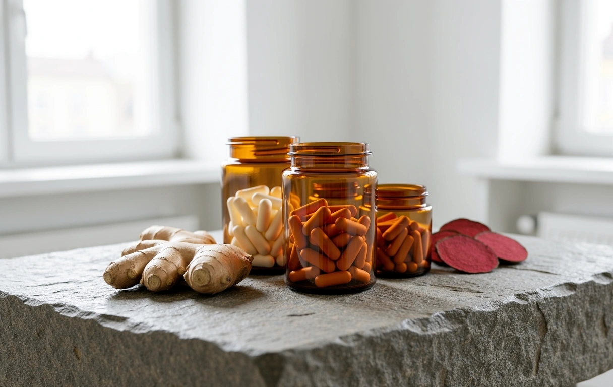 Natural supplements for men wellness context